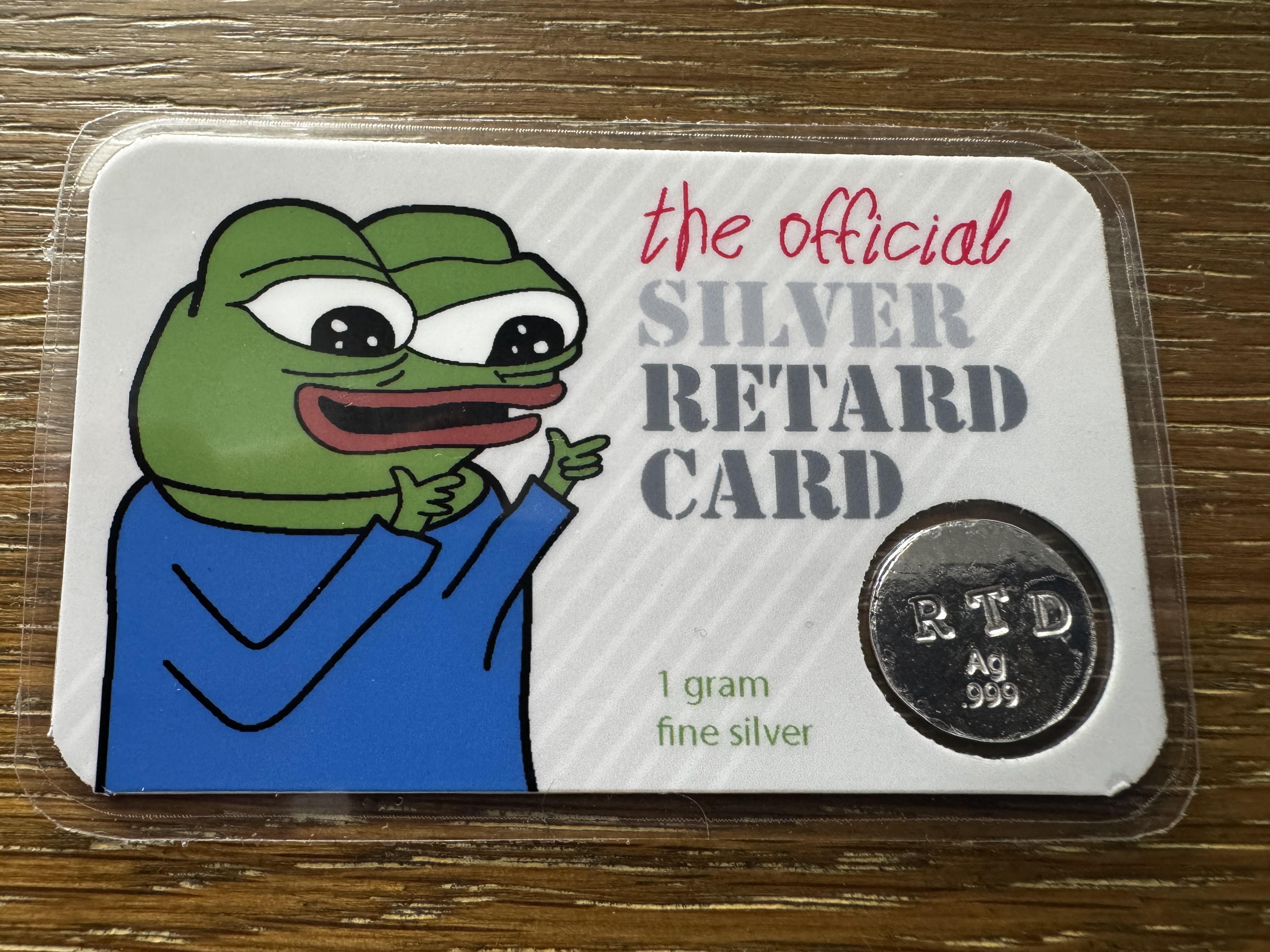 Silver Retard Card
